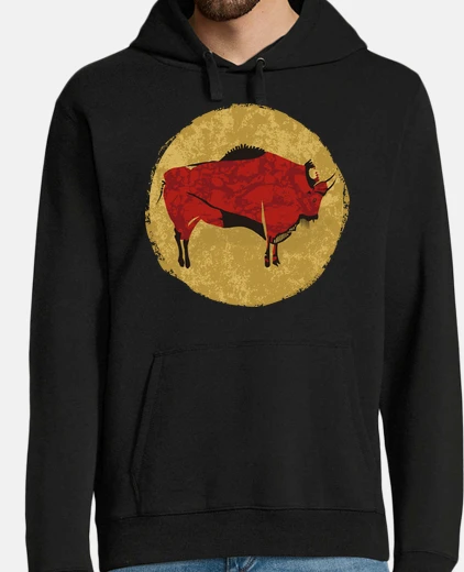 Sudadera Pintura rupestre bisonte Altamira
