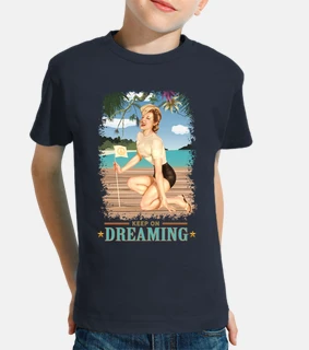 pinup - beach - still dreaming - vintage