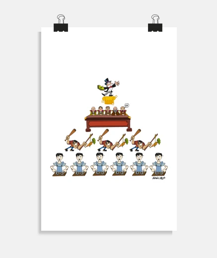 Poster piramide capitalista