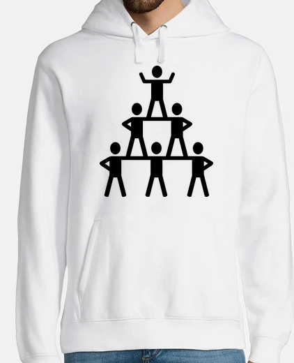 Sudadera pirámide de porristas
