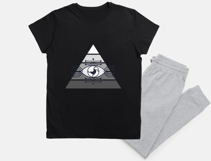 Pigiama piramide degli occhi degli illuminati g