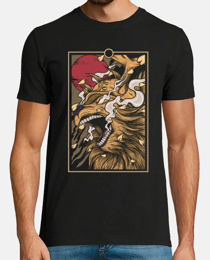 T-shirt pirata bestia della luna rossa