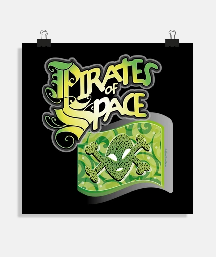 Poster pirate de l39espace b and était un pira
