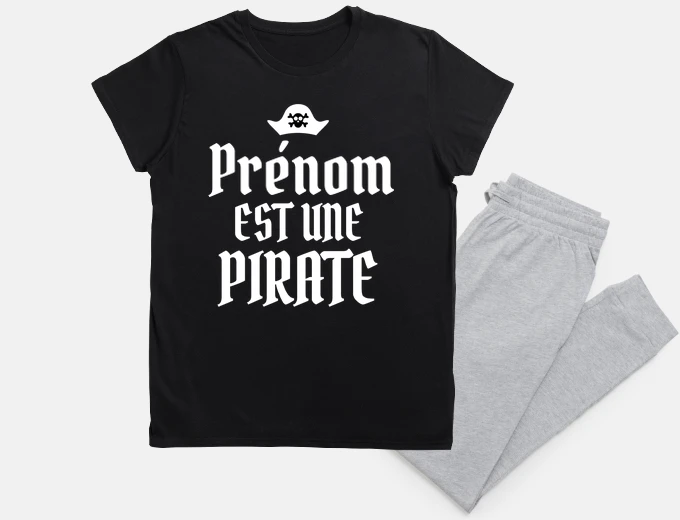 Pirate Femme Fille Prénom