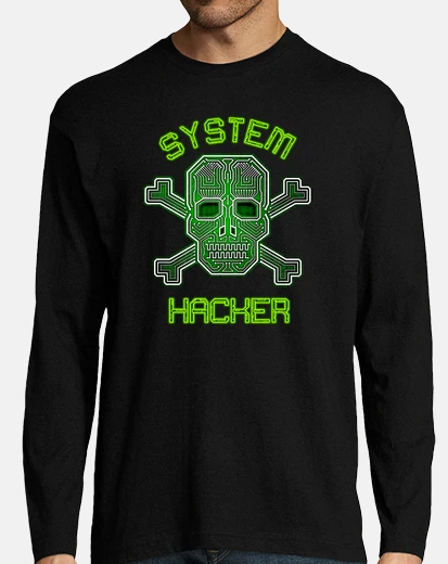 Tee-shirt pirate informatique du système