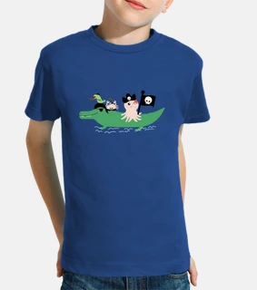 pirate party - kid t- t-shirt mc