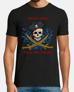 pirates t-shirt hommes morts ne parlent pas