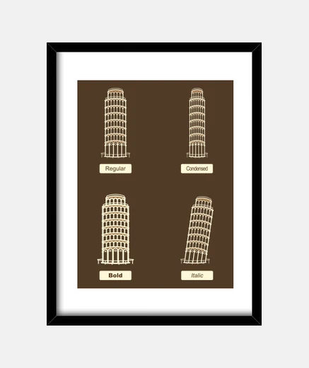 Cuadro Pisa Tower