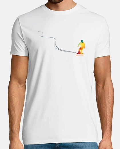 Tee-shirt piste de snowboard