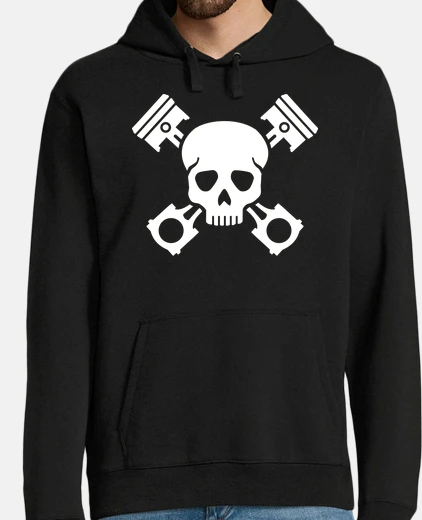 Hoodie piston skull