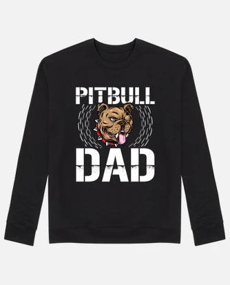 Pitbull dad dog american pitbull terrie hoodie. tostadora