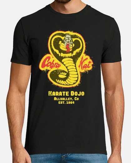 T-shirt pittura cobra kai