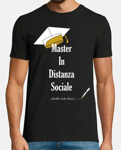 T-shirt più ter in DISTANZA social casa e sottr