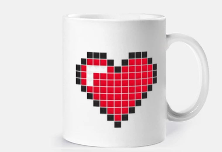 Pixel Corazón regalos para novio