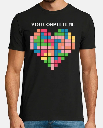 T-shirt pixel heart love
