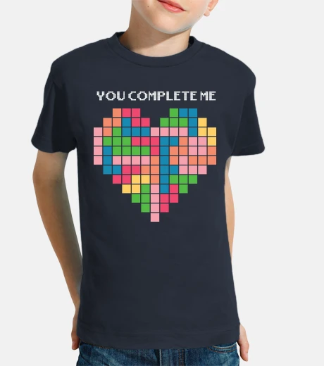Kids pixel heart love