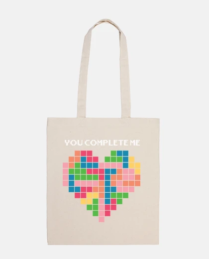 Bag pixel heart love
