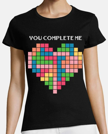 T-shirt pixel heart love