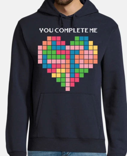 Hoodie pixel heart love