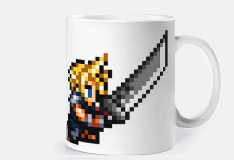 Mug pixels fantastiques