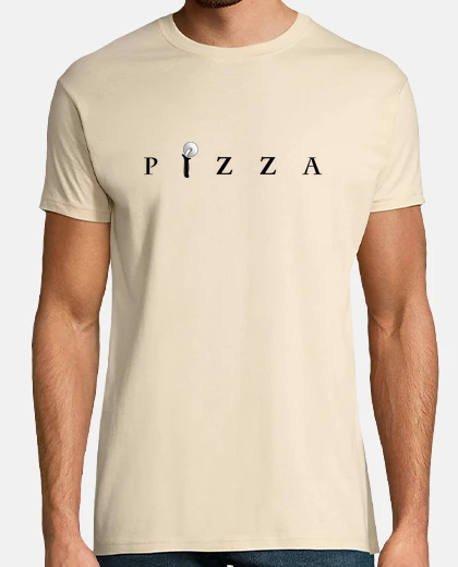 T-shirt pizza - man