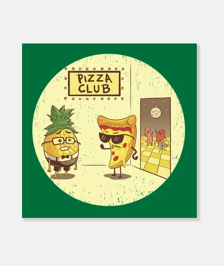 Wall pizza club