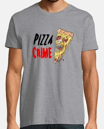T-shirt pizza crimine