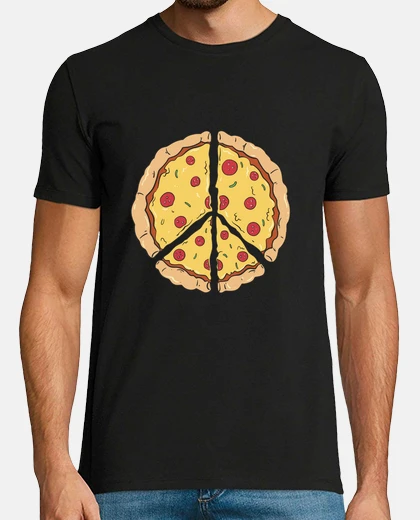 Camiseta pizza de 4 estaciones, camión de comida, paz, calzone