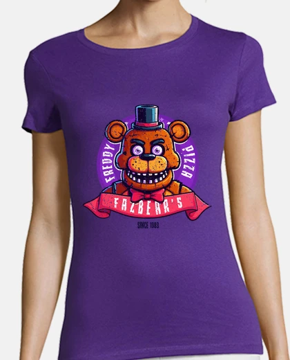 T-shirt pizza di freddy fazbear