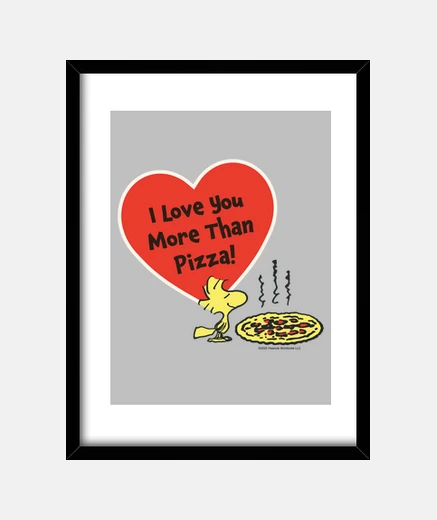 Quadro pizza di woodstock