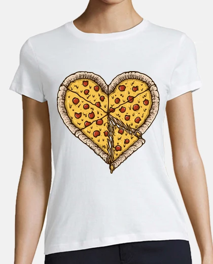 Tee-shirt pizza love r