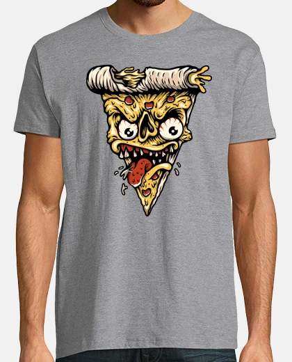 Tee-shirt pizza monstre