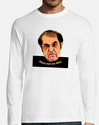 Camiseta pizza no a dieta