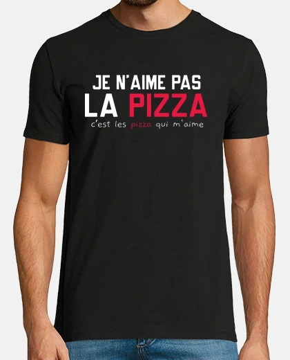 T-shirt pizza pizzaiolo pizzeria umorismo