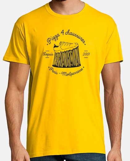 Tee-shirt Pizza quatre chaussures