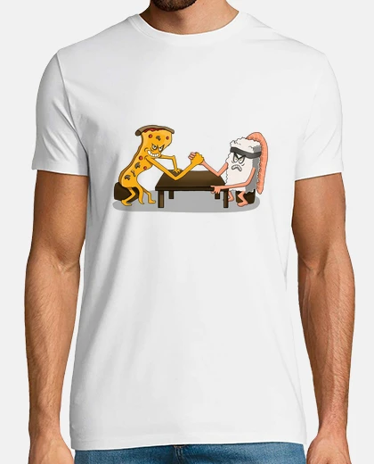 Camiseta pizza vs sushi