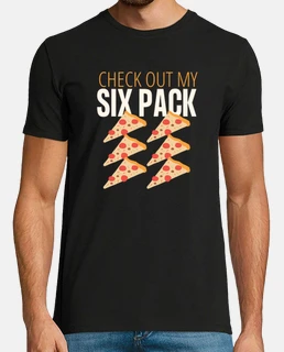 pizza six pack cadeau d&#39;entraînement drôle pour les amateurs de pizza