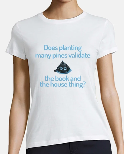 Tee-shirt pl anti ng man et pins book maison bleu