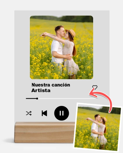 Metacrilato placa spotify personalizada