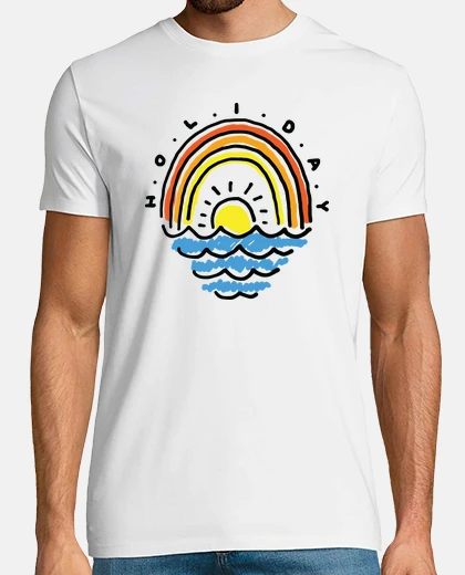 Tee-shirt plage de vacances