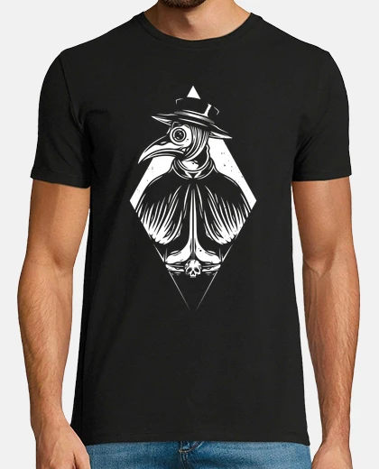 Camiseta Plague Doctor Vintage Tattoo Art