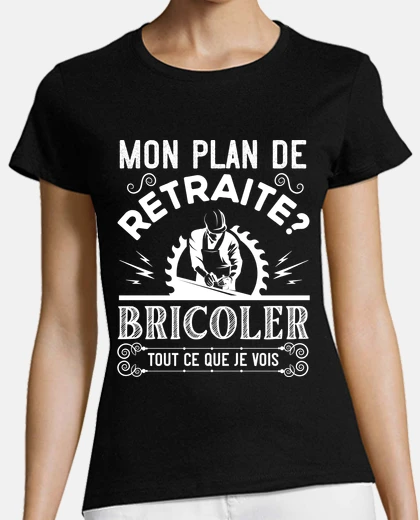 Tee-shirt Plan De Retraite Humour Idee Cadeau