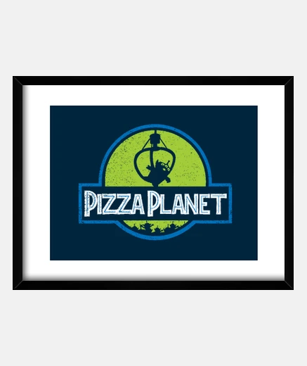Quadro planet pizza