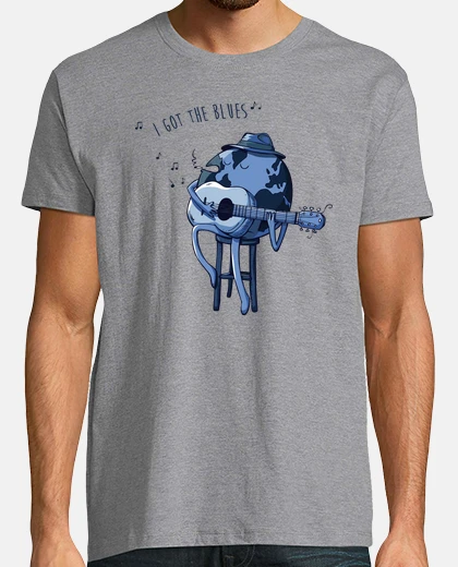 Camiseta planeta azul