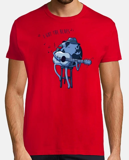 Camiseta planeta azul