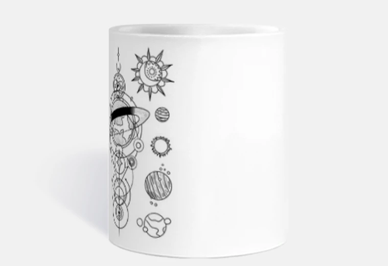 Mug planètes de la galaxie du système solai