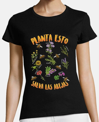 Camiseta Planta Esto Salva Las Abejas En Espanol