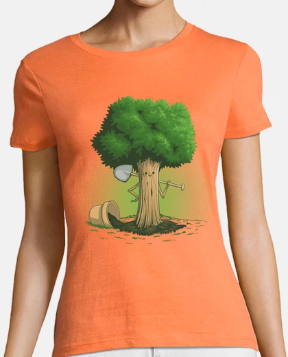Tee-shirt planter un arborescente
