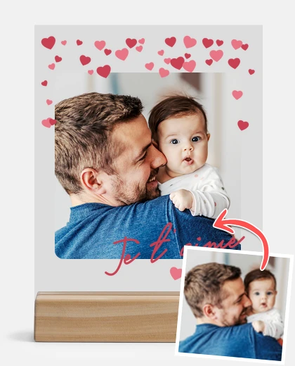plaque personalisée je t aime