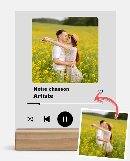 Metacrilato plaque personnalisée Spotify